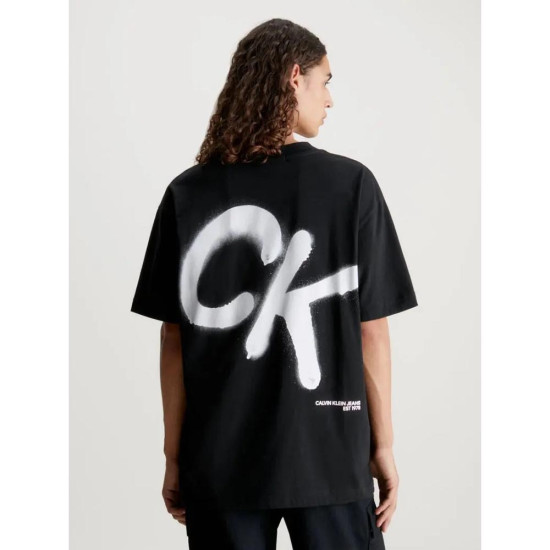 Calvin Klein Ανδρική κοντομάνικη μπλούζα Relaxed Spray Print T-Shirt
